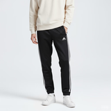 阿迪达斯（adidas）男运动裤棉秋季跑步户外宽松休闲长裤 黑白 XS