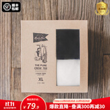 马登工装重磅t恤男夏透气纯棉短袖男款美式复古高街白色半袖打底衫 黑+米白 /2件【情侣t恤夏季短袖】 XL (180)