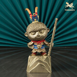 铜师傅 《战无不胜》客厅 桌面 齐天大圣孙悟空铜摆件 装饰摆件伴手礼物 战无不胜