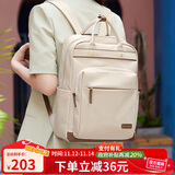 蔻一（Cnoles）双肩包女大容量通勤书包可放15.6英寸电脑背包生日礼物送女友