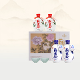 塔牌 绍兴黄酒 八年丽春375ml*2 十年锦丽春428ml*2 礼盒装 酒盏2只