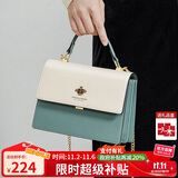 蔻一（Cnoles）包包女士款2025年最新款牛皮女生高端斜挎包通勤大容量单肩包