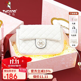 啄木鸟（TUCANO）包包女款2025年单肩包小香风菱格链条斜挎包实用生日礼物送女友