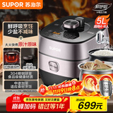 苏泊尔（SUPOR）【国家补贴】鲜呼吸IH电压力锅5L家用自动排气304球釜SY-50HC8033Q双胆电饭煲高压锅4-6人