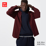 优衣库男女装法兰绒衬衫长袖衬衣纯棉薄外套25新款478118 480773 478118/19酒红色 M