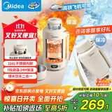 美的（Midea）电热水壶便携式旅行车载婴儿烧水壶户外出行1.2L 国补宽电压保温保冷恒温壶MK-DB12X18-PRO