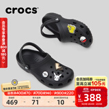卡骆驰（CROCS）檀健次同款经典洞洞鞋轻便百搭男沙滩鞋包头拖鞋10001 黑色-001 41 /42(260mm)