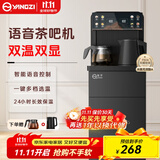 扬子（YANGZI）茶吧机饮水机一体柜 家用高端客厅办公室2025年新款 家庭净水机茶水机桶装水下置式茶饮机 【语音数显屏】双温双显-不含双酚A丨 温热型