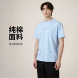 耐克NIKE男子短袖T恤 针织无领 运动休闲 简约时尚DO7393-442蓝藏青XL