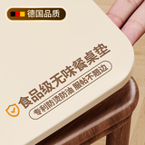 无印良品【防烫硅】餐桌面保护垫防油防水防烫轻奢高级感桌布免洗餐桌垫 护士1.6mm丨奶黄包【120℃防烫+防油防渗+食品级材质】 60X100cm【防烫隔热免洗】