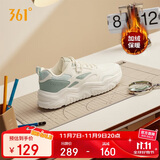 361°运动鞋女冬季加绒复古棉鞋情侣厚底休闲老爹鞋子女682446738-1