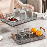 品喻（PINYU）茶盘杯子茶具茶杯托盘轻奢家用长方形沥水盘水壶收纳新款沥水杯架