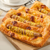 趣尝鲜芝士香肠酥440g4个 丹麦热狗可颂软欧包面包在家现烤烘焙早餐早点