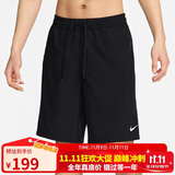 耐克NIKE男子春夏梭织短裤 运动休闲 凉爽轻便FN2999-010黑色 2XL
