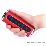 ZBOLI自行车音响骑行音箱低音炮手电筒二合一山地车灯户外运动登山夜跑便携音响多功能前灯夜骑灯防水 玫瑰红-R5+骑行支架