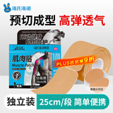 海氏海诺肌肉贴运动胶布肌内效贴弹力绷带肌肉拉伤肤色分段型500cmx5cm1卷
