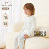 英氏（YEEHOO）儿童家居服男童女童内衣套装舒适睡衣四季款