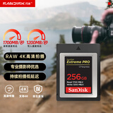 闪迪（SanDisk）256GB CFexpress Type B存储卡 微单高速影像 内存卡 读速1700MB/s 写速1200MB/s 兼容部分XQD相机