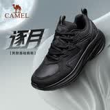 骆驼（CAMEL）缓震运动男鞋轻量回弹体测跑步鞋子 K15C30L4034 黑/城堡灰 43