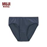 无印良品 MUJI 女式 弹力天竺编织中腰短裤 内裤 FCE01A1A 藏青色 S