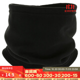 迪卡侬（DECATHLON）护颈围脖户外保暖秋加厚抓绒套头脖套WEDZE2 青少年黑色