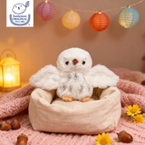 sunlemonoriginal猫头鹰儿童毛绒玩具安抚玩偶公仔娃娃生日新年送女生情人节礼物