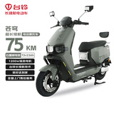 台铃电动摩托车苍穹75公里长续航电动车1200W高速电摩石墨烯电池72V23Ah松霜绿