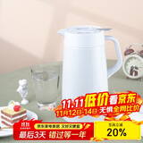 虎牌（TIGER）304不锈钢时尚简约桌面保温壶PWO-A16C-W 白色 1.6L