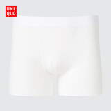 优衣库男装针织短裤/普通腰男士内裤25秋冬新款479495 479495/00白色 L