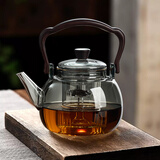忆壶茶高硼硅玻璃提梁壶泡花茶煮茶壶耐高温带茶滤茶漏茶水分离壶