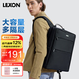 乐上（LEXON）商务双肩包男15.6/17.3英寸笔记本电脑包休闲差旅背包防泼水书包