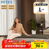INTEX 64107单人加大充气床垫 家用午休露营户外防潮垫陪护躺椅折叠床N