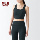 无印良品（MUJI） Walker 女式 易干 背心式文胸 内衣 BIH03A3S 黑色 S /A70