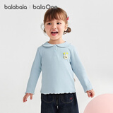 巴拉巴拉balaOne儿童t恤女童打底衫2025秋装宝宝长袖上衣甜美208325100012