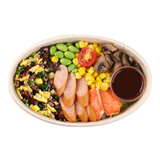 德式香肠蟹味时蔬暖沙拉222g