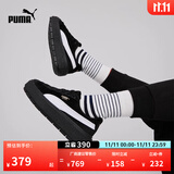 彪马（PUMA）【厚底鞋】女经典复古增高休闲鞋松糕鞋 PLATFORM 372613 黑色-白-01 37
