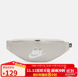 耐克NIKE男女腰包 单肩包斜挎包胸包休闲包DB0490-104 灰白均码