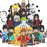 方橙火影忍者晓组织旋涡鸣人波风水门宇智波斑儿童拼装积木人仔玩具 BR624火影忍者16款 无规格