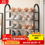 安尔雅 鞋架门口多层简易鞋柜客厅宿舍出租房收纳架子加粗