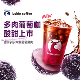 瑞幸咖啡 多肉葡萄咖  大杯 15天有效 限自提 luckin coffee