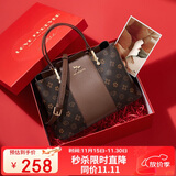 红蜻蜓包包女包2025新款牛皮斜挎妈妈手提包送老婆女友生日礼物礼盒