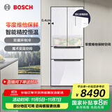博世（BOSCH）冰箱【M7】家用462L法式多门四开门变频双循环电冰箱 灵活半嵌入 铂金净风 魔术变温 支持国家补贴 KFF72VA23C 白色