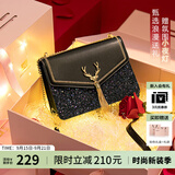 欧时纳（JUST STAR）包包女款2025新款轻奢侈小方包高级感斜挎包女士包包生日礼物女