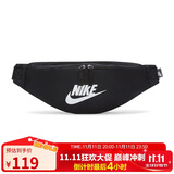 耐克（NIKE）男女腰包 单肩包斜挎包胸包休闲包DB0490-010 黑
