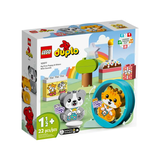 乐高（LEGO）积木拼装玩具 得宝大颗粒10977小狗和小猫1.5岁+可发声早教益智