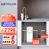 沁园（TRULIVA）净水器机家用小白鲸1000Gpro 6年RO 厨下式直饮水机UR-S51045+智能自动冲洗前置过滤器P-O7712
