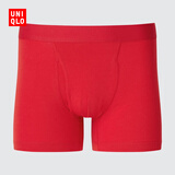 优衣库男装针织短裤/普通腰男士内裤25秋冬新款479495 474213/16红色 M