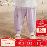 巴拉巴拉裤子婴儿夏季薄款长裤男女童运动裤2025简约可爱时髦209225108201