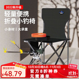 佳之钓 休闲钓椅钓鱼椅新款可折叠休闲椅便携钓鱼凳子渔具 【条纹背兜款】特大号（送支架+拉饵盘）