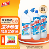 超威（SUPERB）洁厕灵马桶去垢洁厕精洁厕液洁厕剂厕所清洁剂去异味除菌去污 【4瓶】超威强效2瓶+除菌2瓶